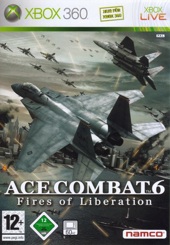 Ace Combat 6: Fires of Liberation box art for Xbox 360